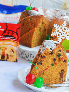 Foto resep Fruit Cake / Cake buah kering enak lembut legit