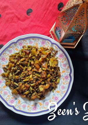 A picture of Cowpeas or Long Beans Sabzi.