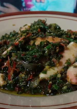 Foto resep Cumi asin sambel ijo