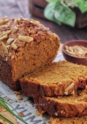 Foto resep Pumpkin Bread, mudah dan enak, tanpa mikser