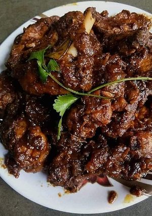 மட்டன் நெய் ரோஸ்ட்(mutton ghee roast) செய்முறை முக்கிய புகைப்படம்