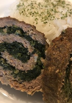 Spenótos pulykafasírt recept fotója