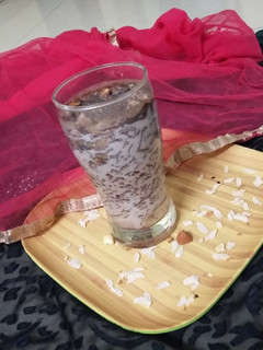 A picture of Roasted poha milkshake.
