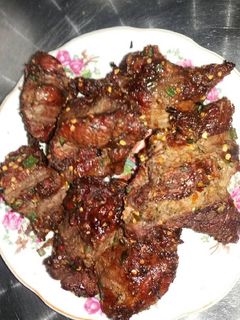 Hình của món Heo rừng nướng kiểu mới.