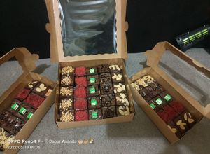 Foto resep Brownies panggang fudgy shiny crush