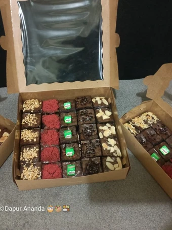 Cara Gampang Membikin Resep Brownies panggang fudgy shiny crush yang Bikin Ngiler Anti Ribet, Lezat Sekali