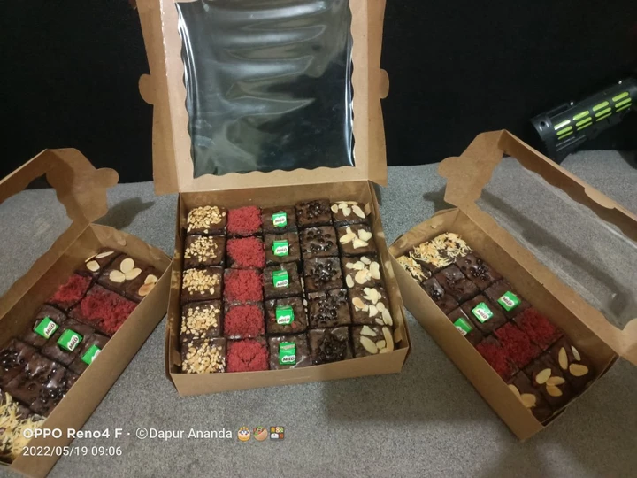 Cara Gampang Membikin Resep Brownies panggang fudgy shiny crush yang Bikin Ngiler Anti Ribet, Lezat Sekali