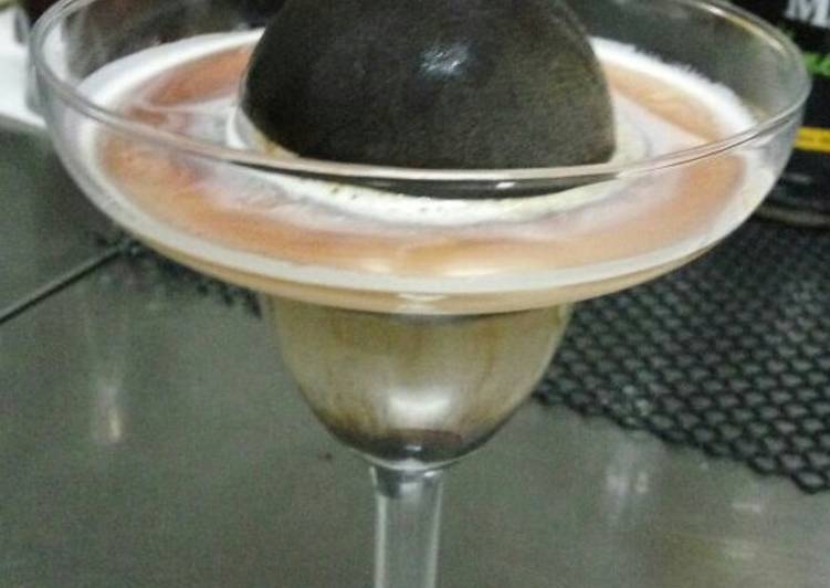 Ice ball capuccino