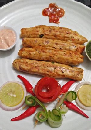 A picture of Seekh kabab.