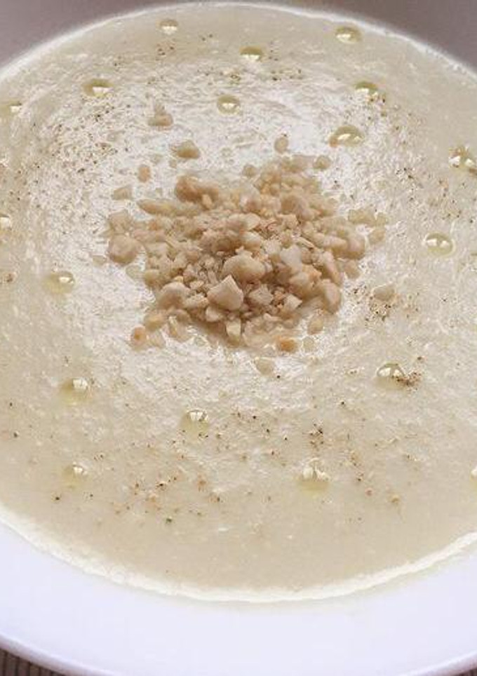 Una foto de Vichyssoise amb mató
