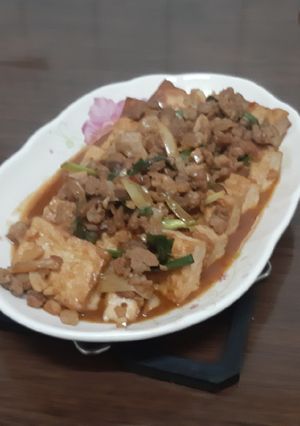 紅燒豆腐 的食譜成品照片