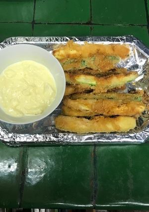 Una foto de Calabacitas empanizadas - 4