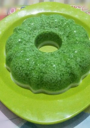 Foto resep Puding lumut mix milk