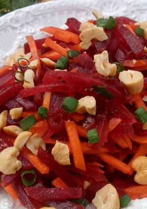 Sárgarépás céklasaláta recept fotója
