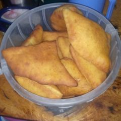 A picture of Soft lemon mandazi.