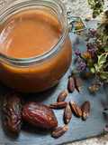 🌴🐪 🍯CARAMEL BEURRE 🧈 SALÉ AUX DATTES 🥄📚