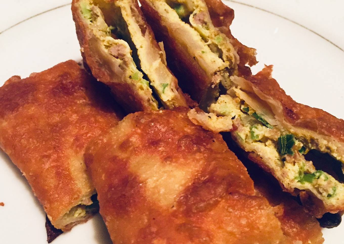 Martabak telur paratha