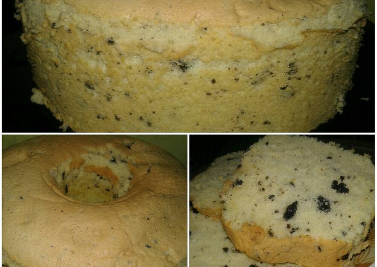 Resep Chiffon Vanila Oreo (No BP), Enak