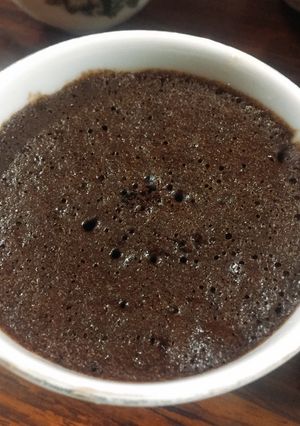 Hình của món Cupcake nhân creamcheese nướng bằng microwave.
