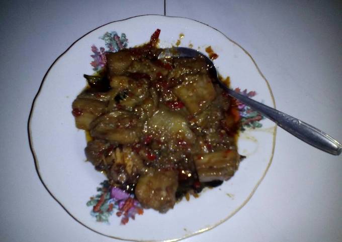 Ternyata begini loh! Resep bikin Sambal Terong Ungu  enak