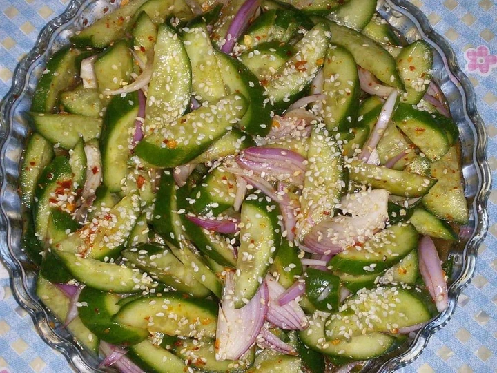 Easy Way Prepare Recipe Spicey cucumber salad that is So Delicious, Really Delicious}