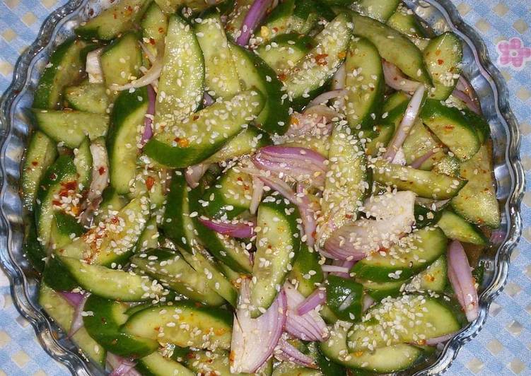 Spicey cucumber salad