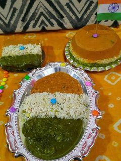 डाळ फ्राय, जीरा भात, पालक पनीर (dal fry,jeera rice and palak paneer recipe in marathi) रेसिपी चे मुख्य फोटो