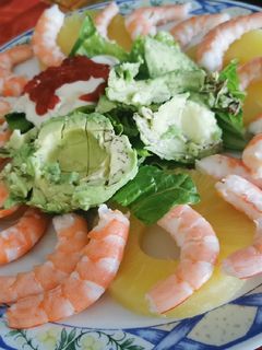 Una foto de Ensalada tropical a mi manera