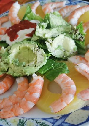 Una foto de Ensalada tropical a mi manera