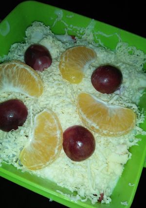 Foto resep Salad buah sederhana