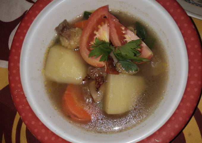 Resep Sop Tetelan Sapi Oleh Lisna Midia Cookpad