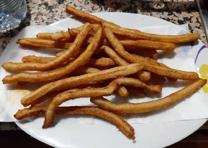 Churros caseros Receta de Juan José Rosa Mora- Cookpad