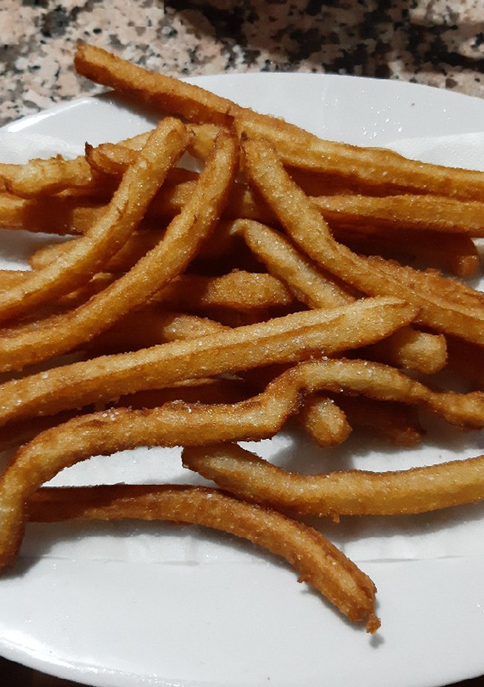 Una foto de Churros caseros