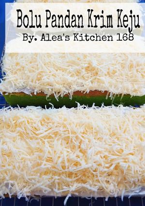 Foto resep #251 Bolu Pandan Krim Keju