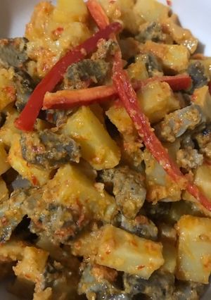 Foto resep Sambal Kentang Ati Ayam