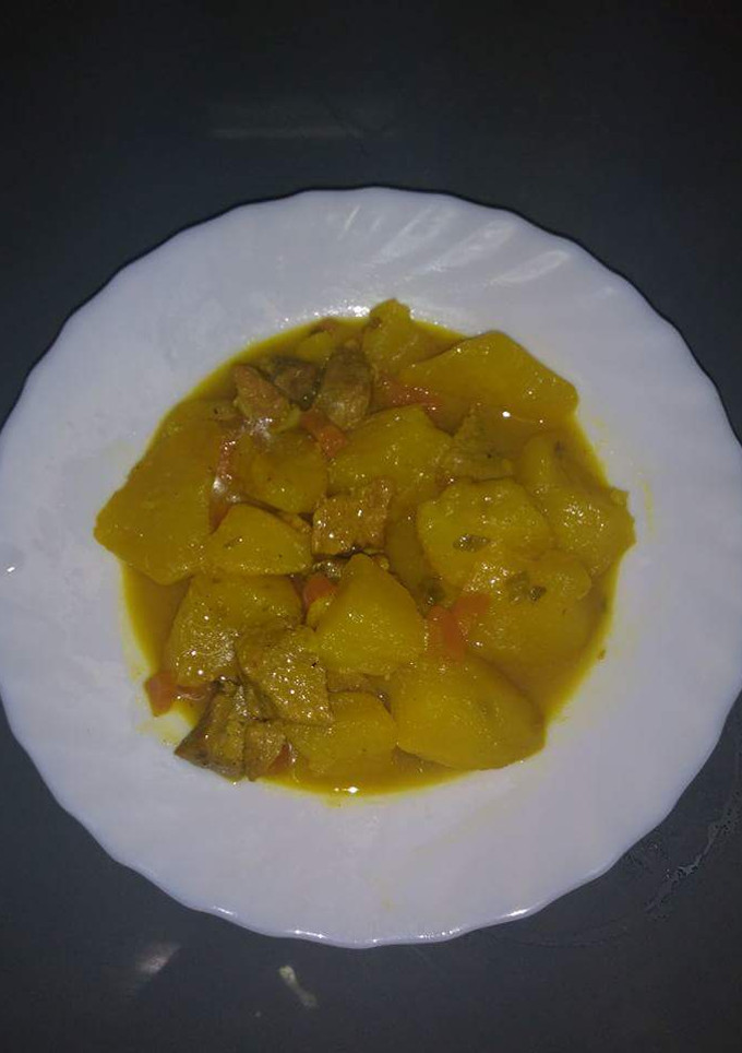 Una foto de Papas con carne