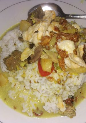 Foto resep Nasi Soto Betawi