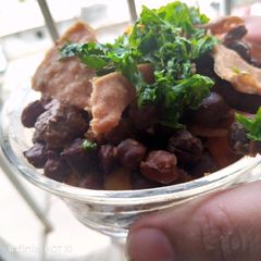 Black chana chaat A picture of Black chana chaat.