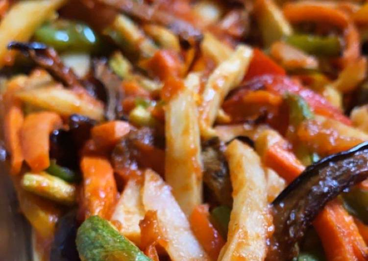 إيدام نباتي بالفرن 🍲