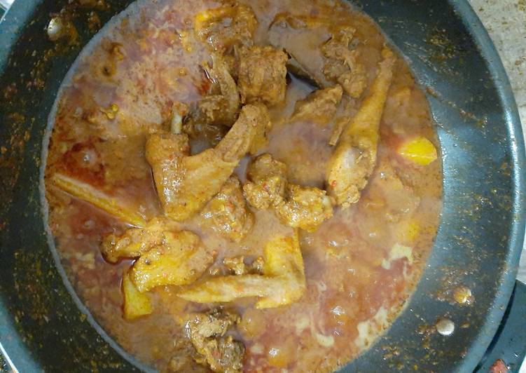 step by step  Ayam rendang batak resep bapak yang Enak