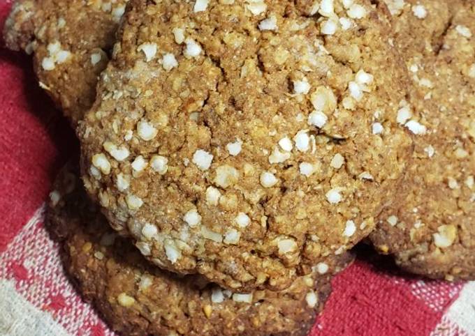 Galletitas integrales de manzana