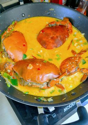 Foto resep Kepiting kare pedas
