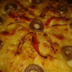 A picture of Negresco/Alfredo Pasta Bake.