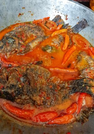 Foto resep Ikan nila santan pedas