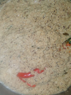 A picture of Coconut chutney with groundnut.