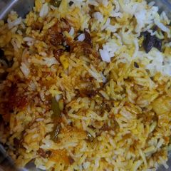 A picture of Dum biryani.