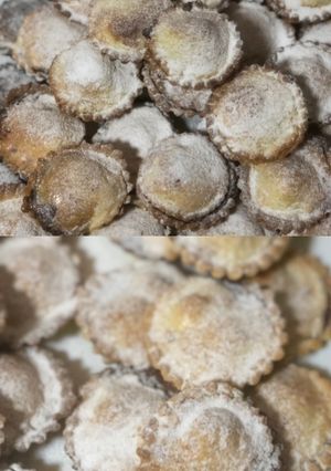 Foto di Crostatine crema cioccolata e crema amarena