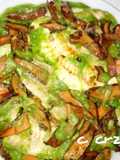 Abadejo en salsa verde con níscalos