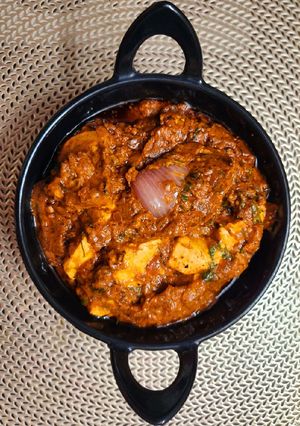 A picture of Paneer tikka masala.