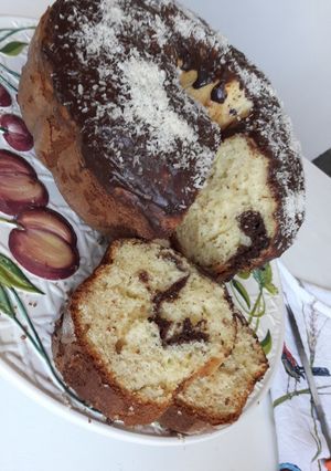 Une photo de Cake marbré